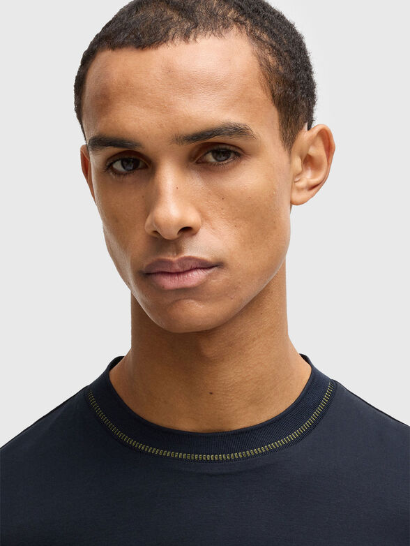 H-TESSLER T-shirt with accent stitching - 4