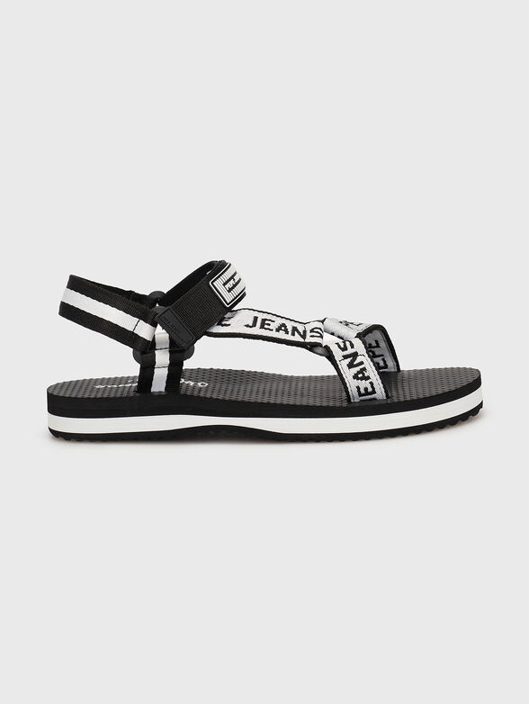 POOL W LOGO sandals with logo  - 1