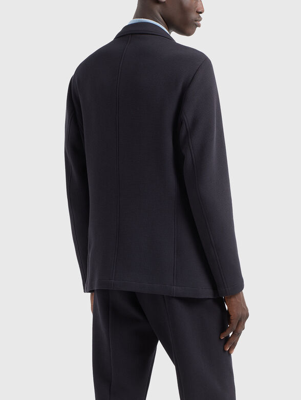 Cotton blazer with double-breasted fastening - 3