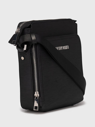 MESSANGER black bag with logo accent - 4