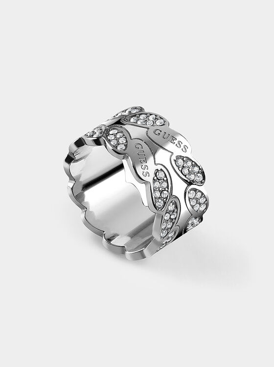 RE-LIEF ring with zirconia appliqué - 1