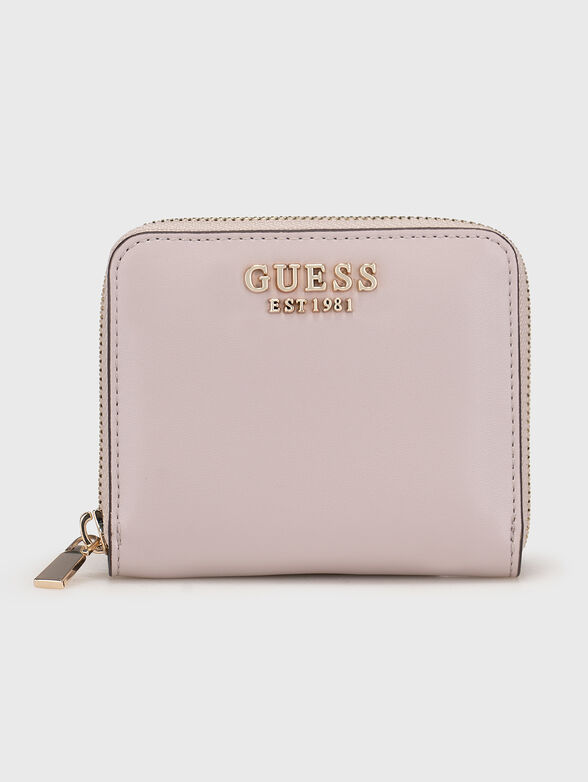 LAUREL small zipper wallet in beige  - 1