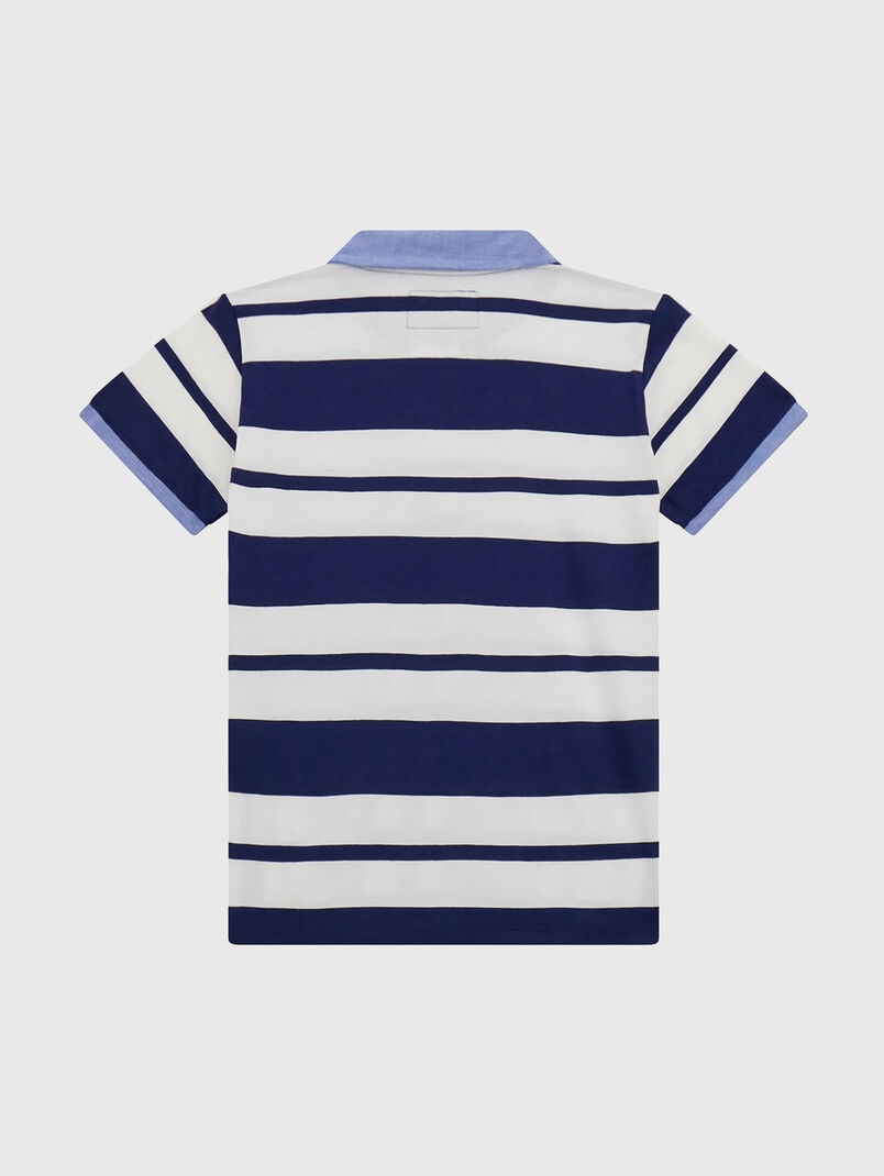 Striped polo shirt - 3