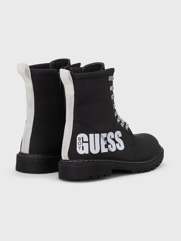 JULIAN ankle boots with contrasting logo - 3