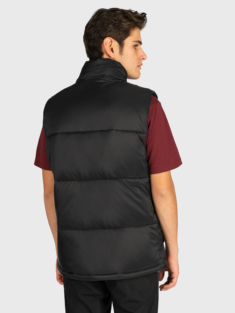 Puffer vest in black color - 3