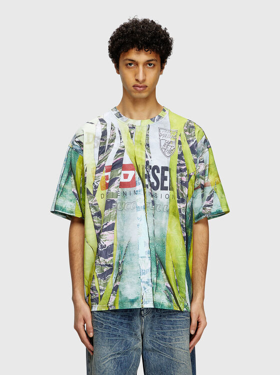 Tricou din bumbac T-BOXT-R13 cu imprimеu - 1
