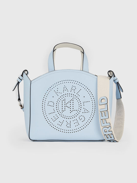 K/CIRCLE blue leather bag - 1