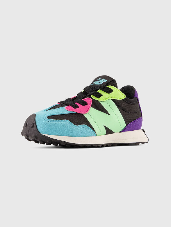 Sports shoes with multicolored inserts - 4