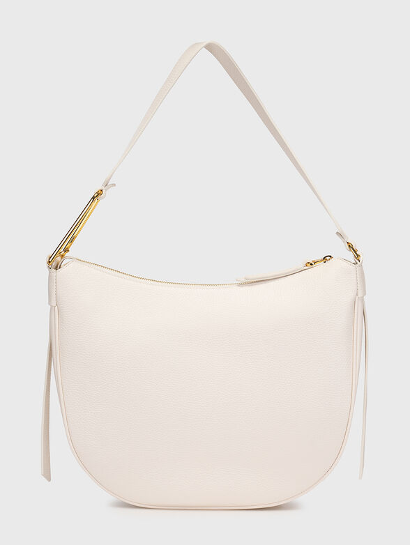 Black hobo bag with metal accent - 2