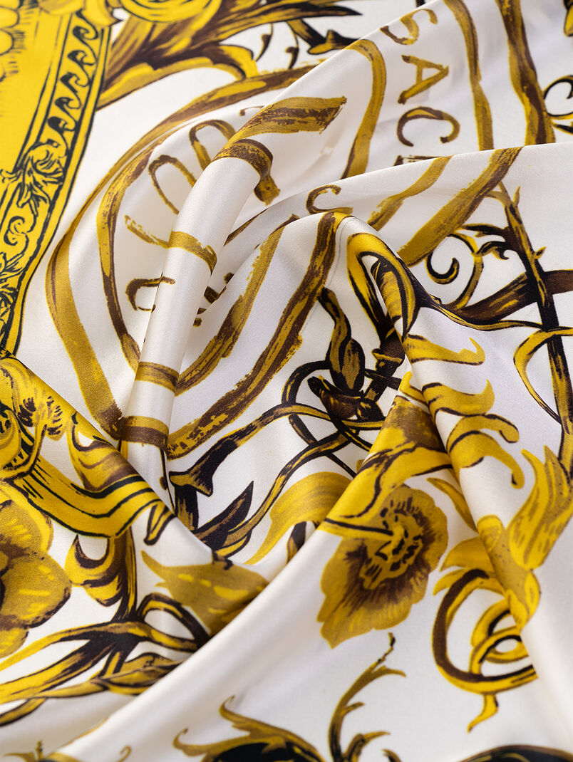 Silk scarf with gold accents - 3