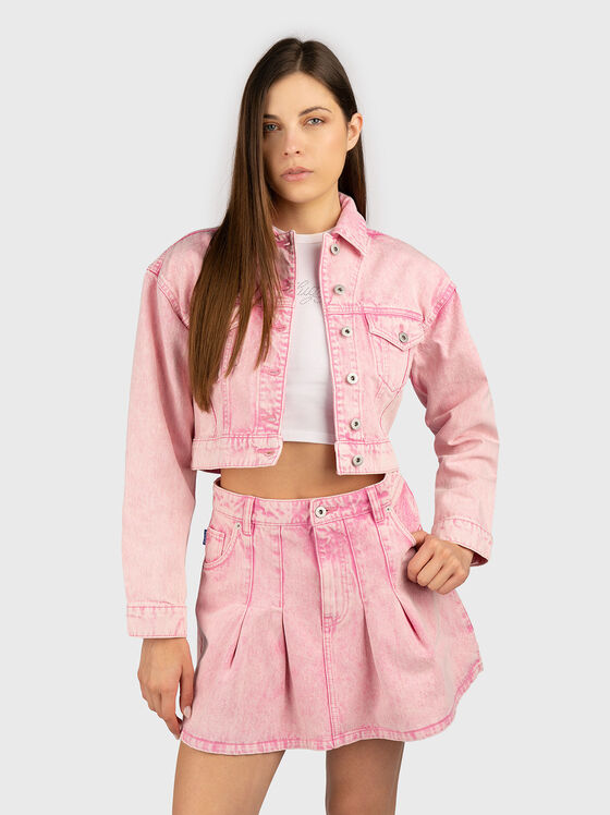 Jachetă scurtă din denim GALATEA - 1