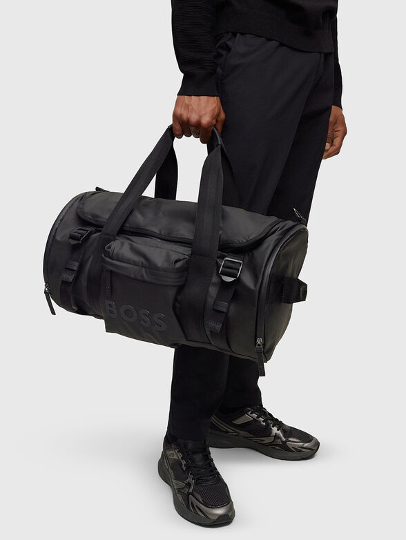 Black holdall with logo  - 2