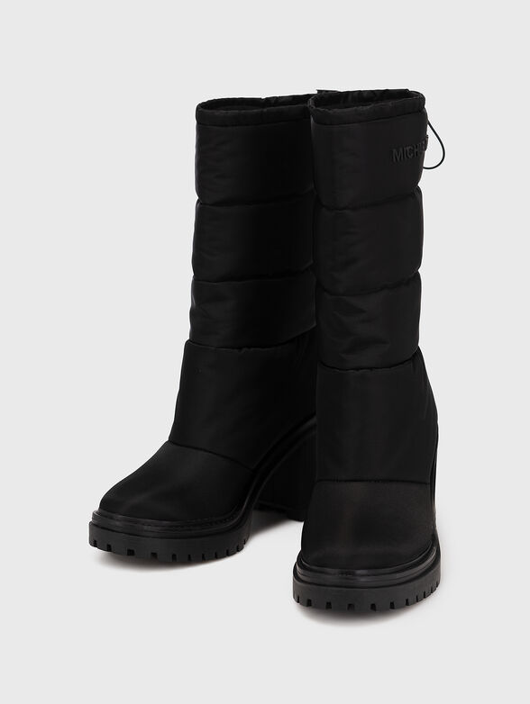 HOLT quilted boots with logo detail - 6