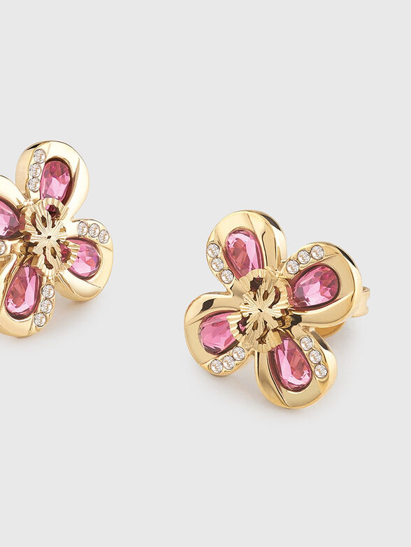 AMAZING BLOSSOM earrings in golden color - 2