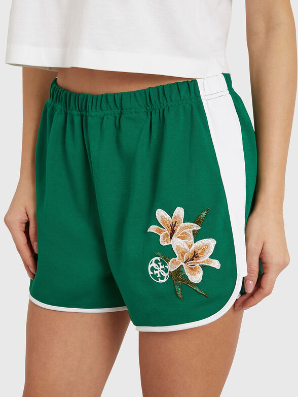 ZOEY embroidered shorts  - 3