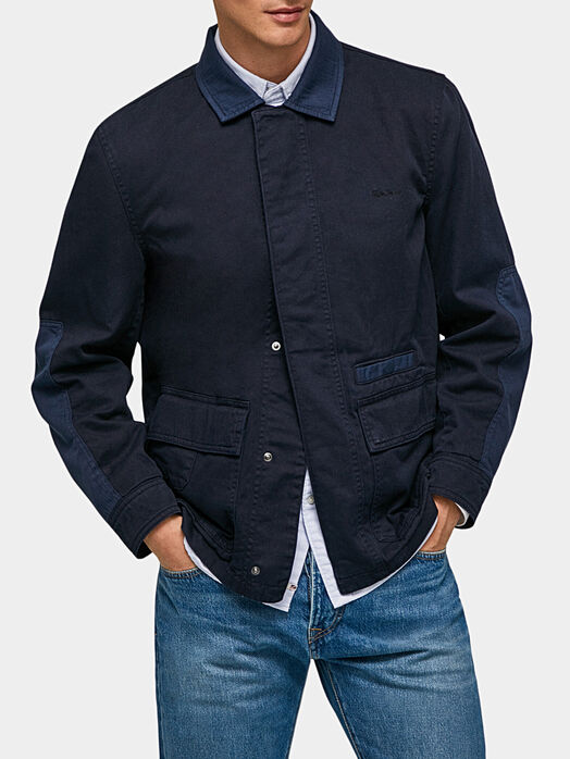 JACKSON jacket with tone-on-tone inserts