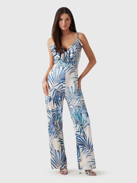 ALICE jumpsuit with tropical print - 1