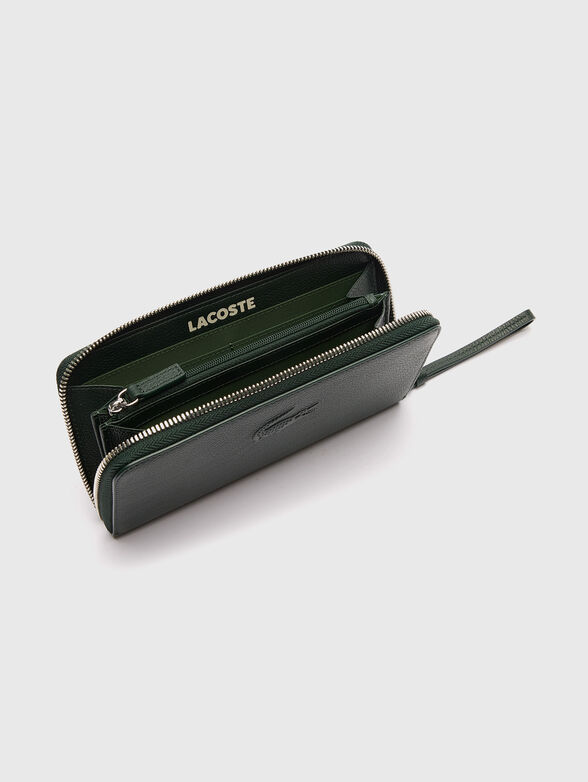 Black wallet with embossed logo detail - 2
