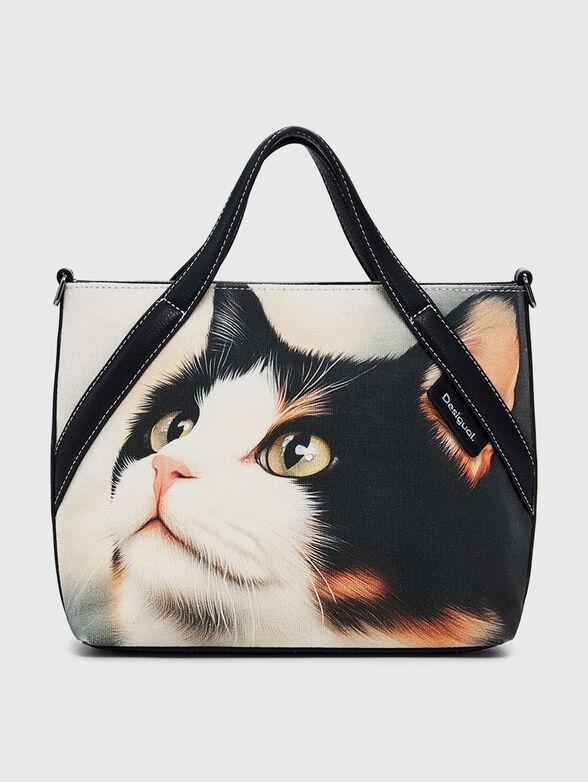 Printed textile shopper bag - 1