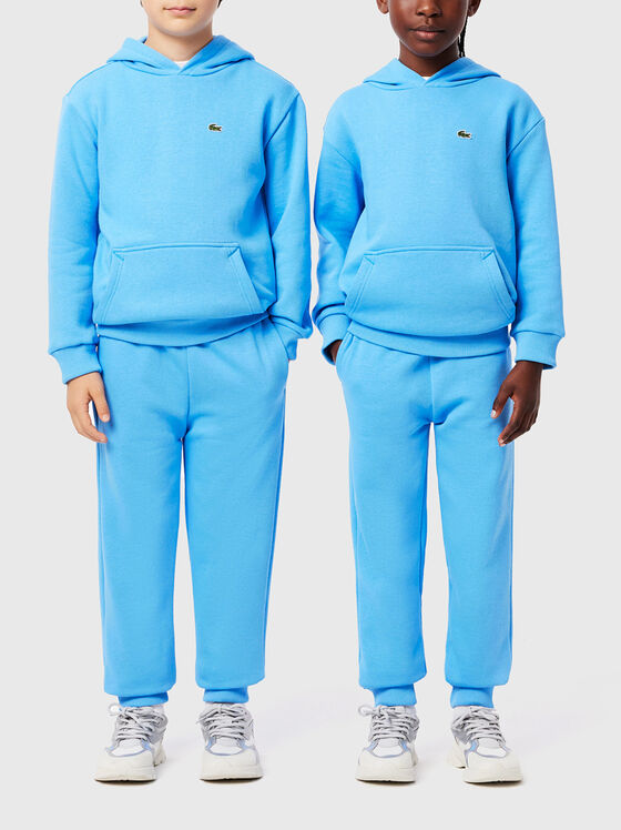 Pantaloni sport albastru deschis - 1