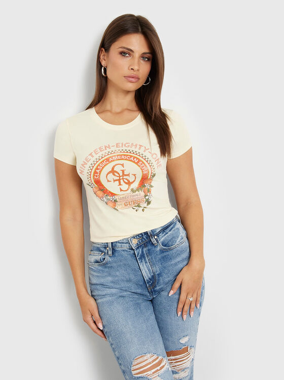 Tricou cu decolteu oval - 1