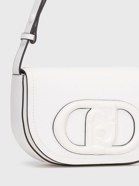 Crossbody bag with embossed logo accent - 5