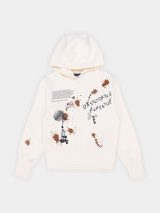 TISNO hooded sweatshirt with print - 1