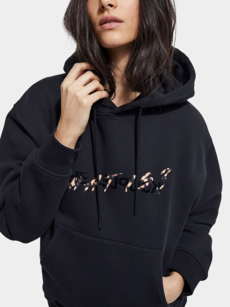 Hooded sweatshirt with logo detail - 3