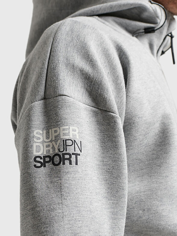 GYMTECH sweatshirt with hood and zip - 4