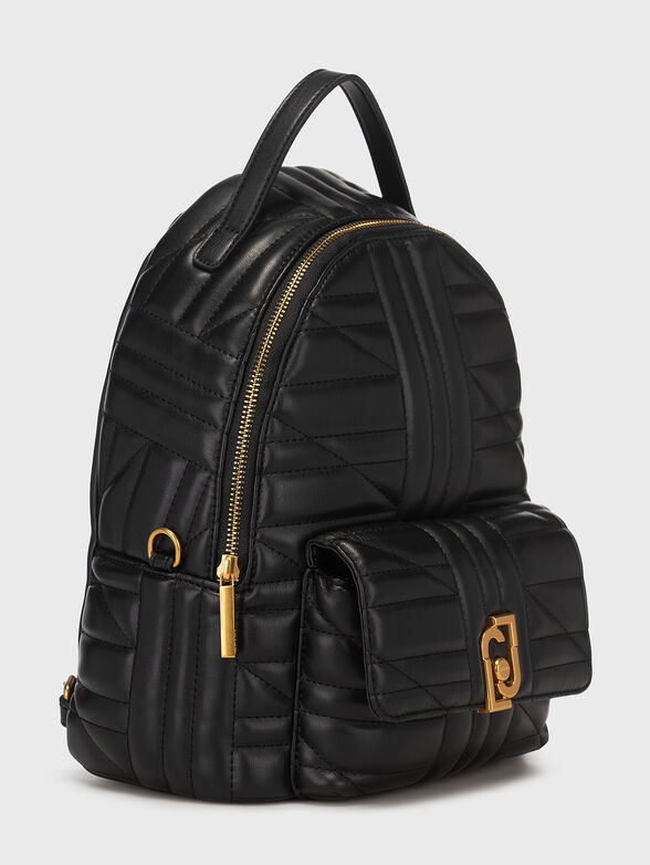 Backpack is beige color  - 3