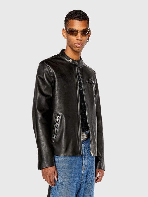 L-METALO leather jacket  - 3