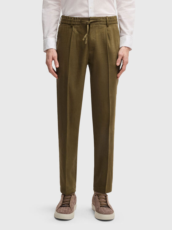 Pantaloni din in P-PERIN - 1