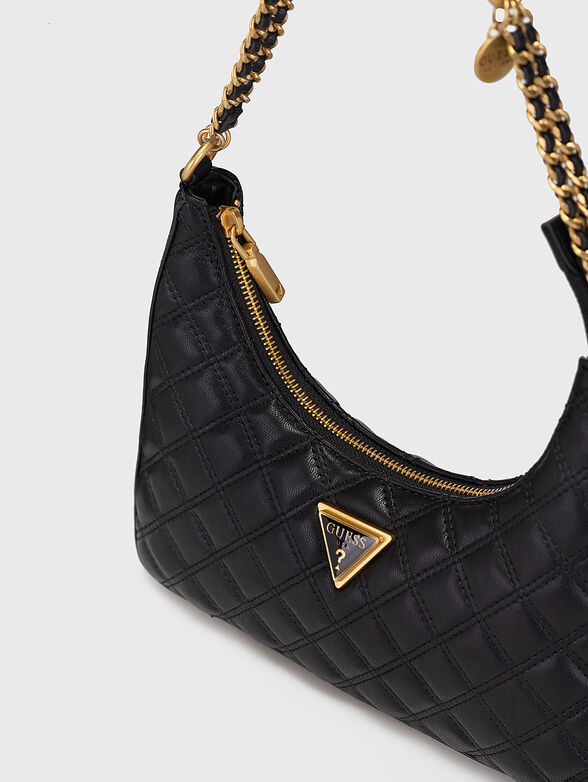 GUILLY black bag with quilted effect - 4