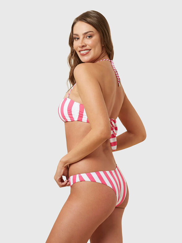ISLA bikini bottom with striped print - 2