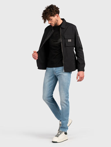 Blue slim jeans - 5