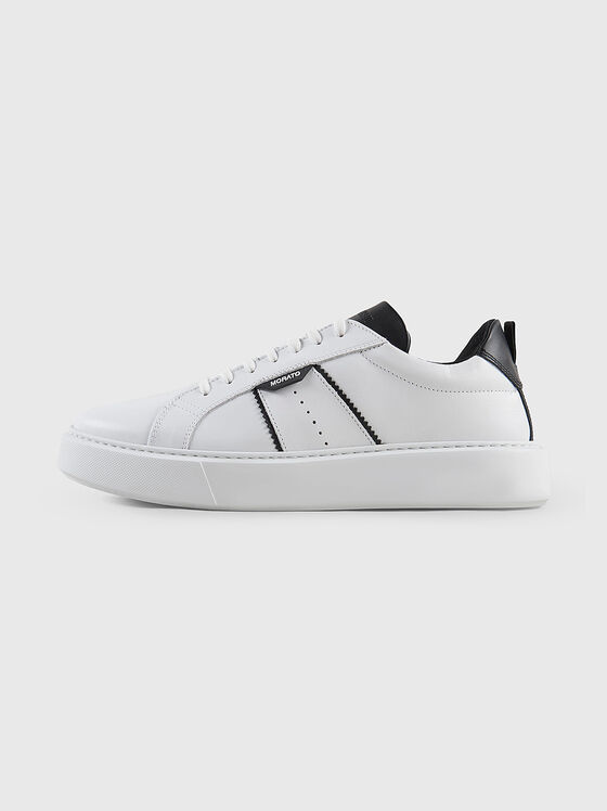 Adidași BYRON GYLL din piele cu detalii  - 1