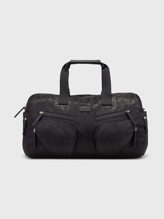 Bag with long handle and monogram logo print - 1