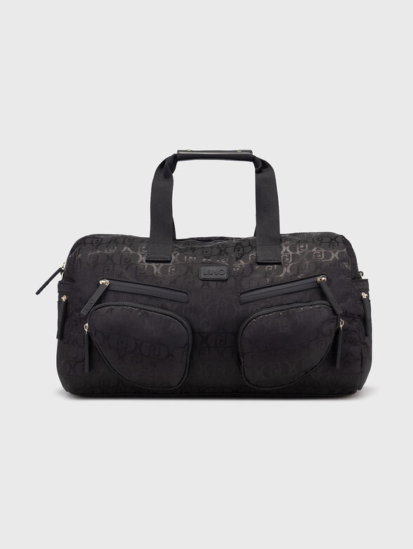 Bag with long handle and monogram logo print - 1
