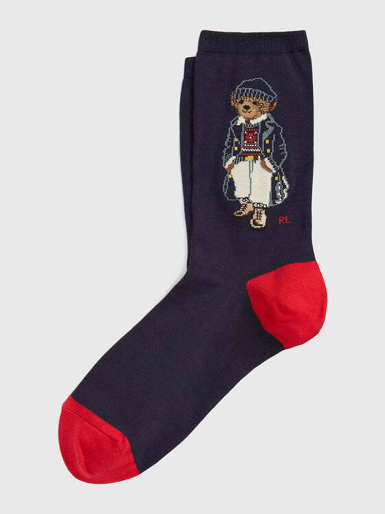 Șosete cu broderie POLO BEAR - 1