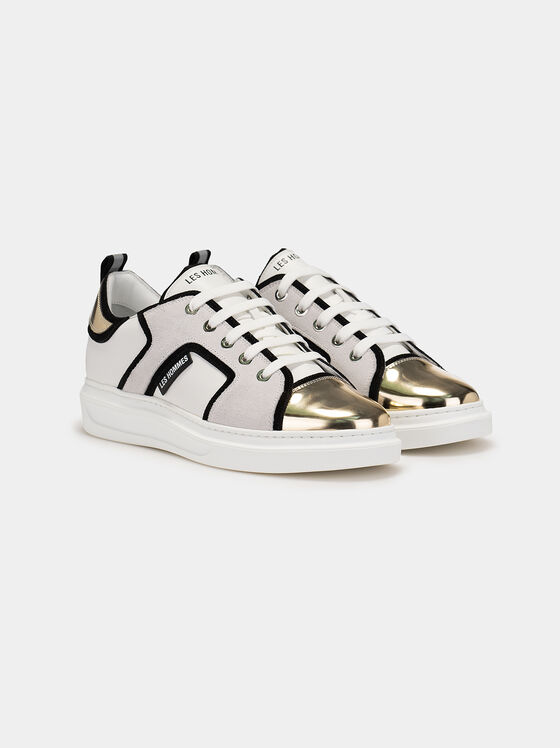Pantofi sport cu accente aurii - 2