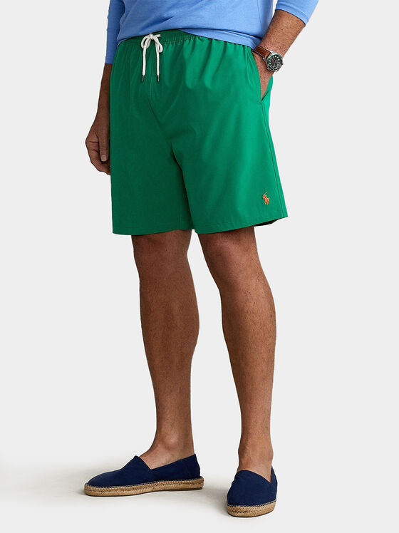 Pantaloni scurți verzi de plajă - 1