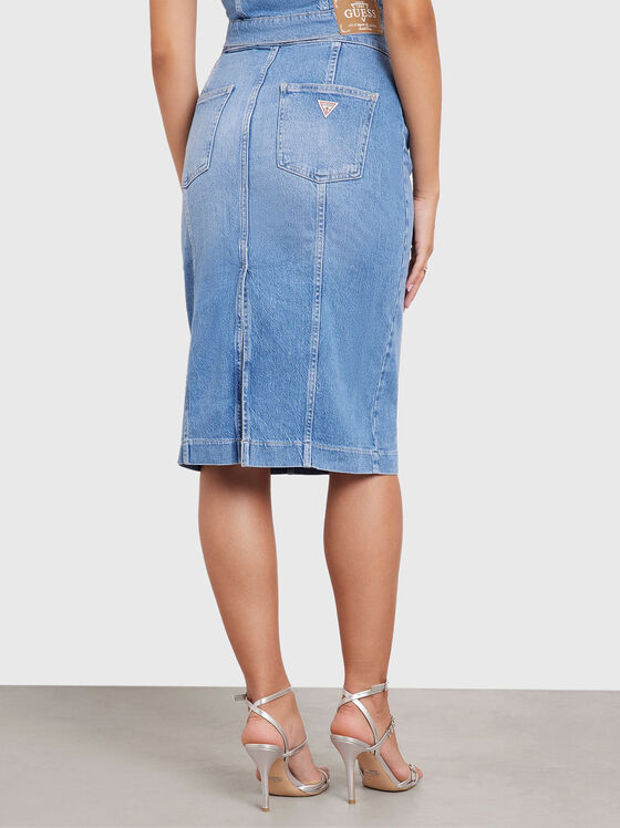 Fustă midi din denim EMMA - 2