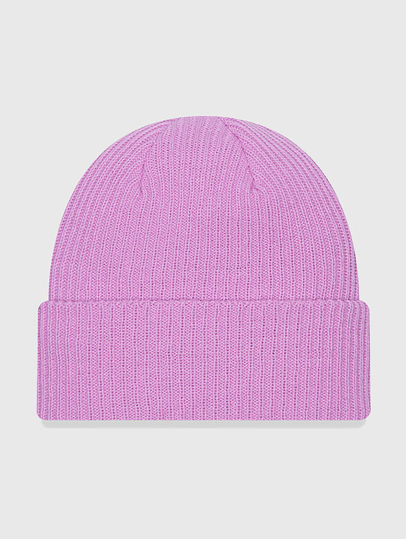 Pink knitted hat  - 2