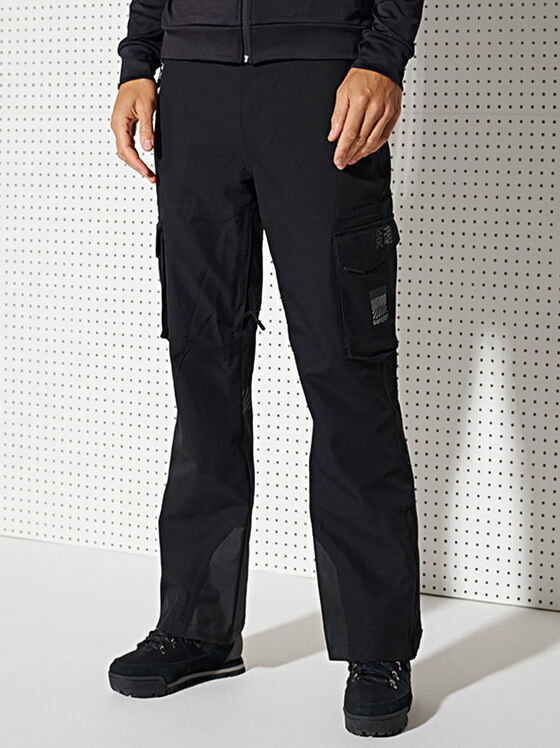 Black ski pants - 1