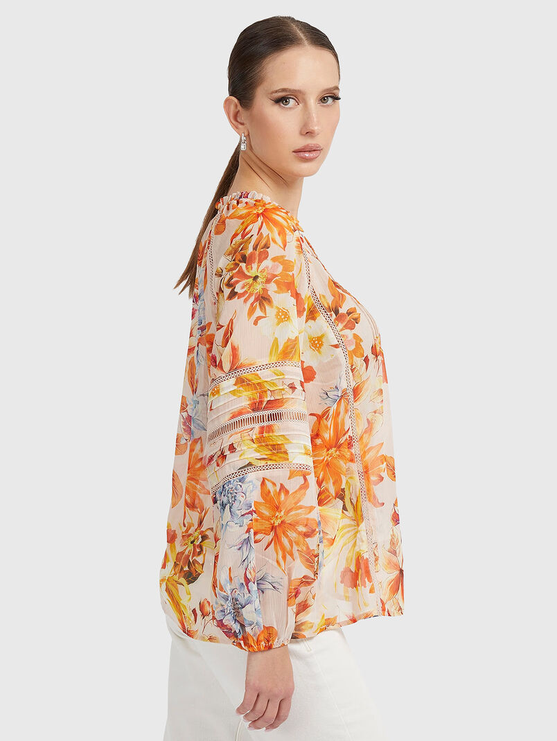 GILDA blouse with floral print - 3