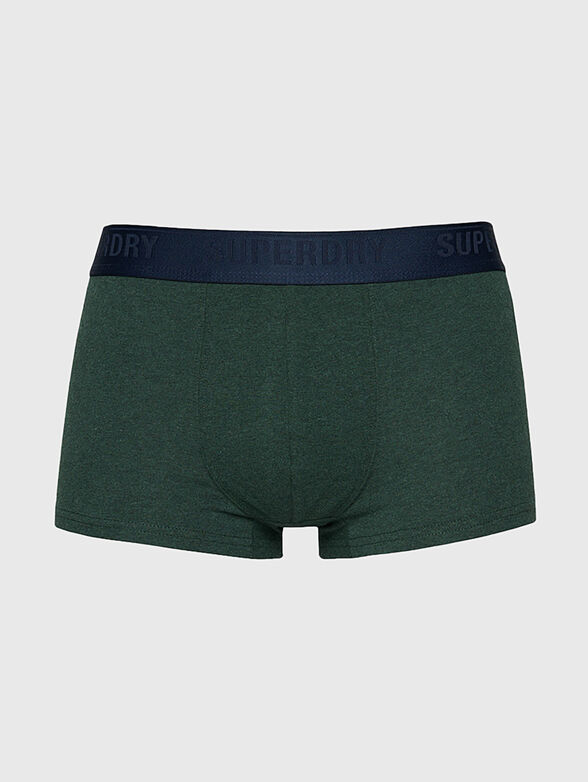Set of 3 boxers in black in black color - 4