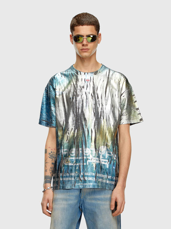 Tricou T-BORD-Q1 cu imprimeu multicolor - 1