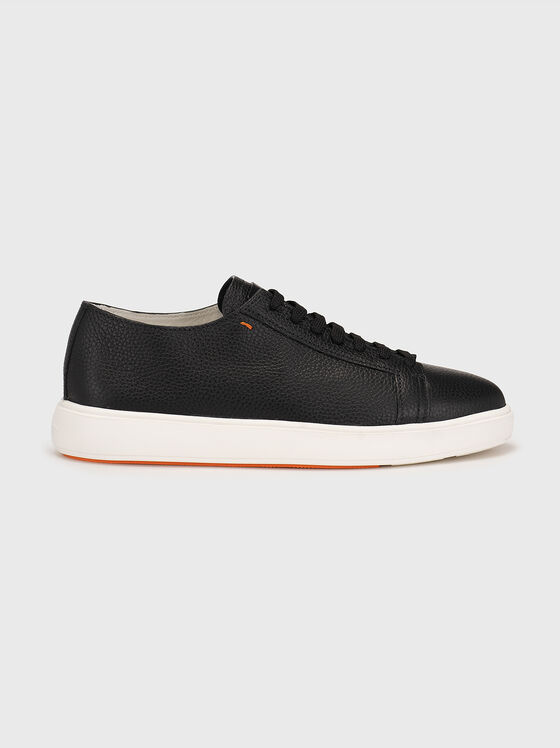DAMPS black leather sport shoes - 1
