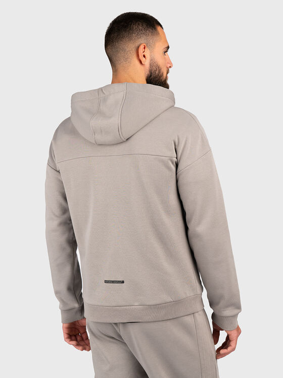 Hooded sweatshirt in grey  - 2