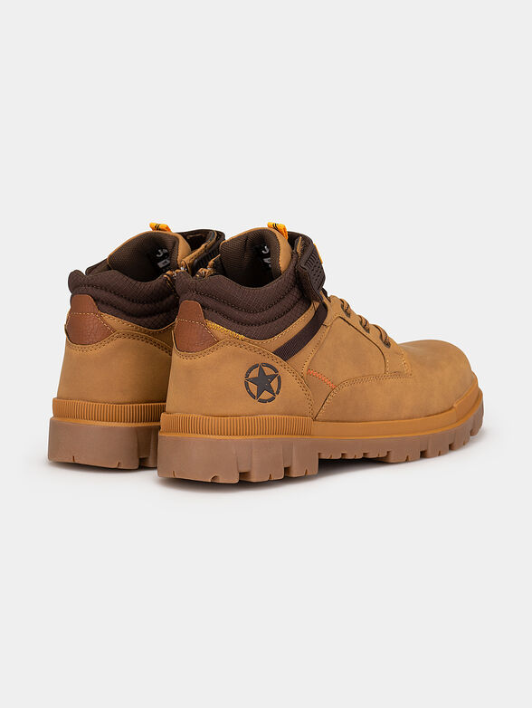 COMBAT ankle boots with logo details - 3